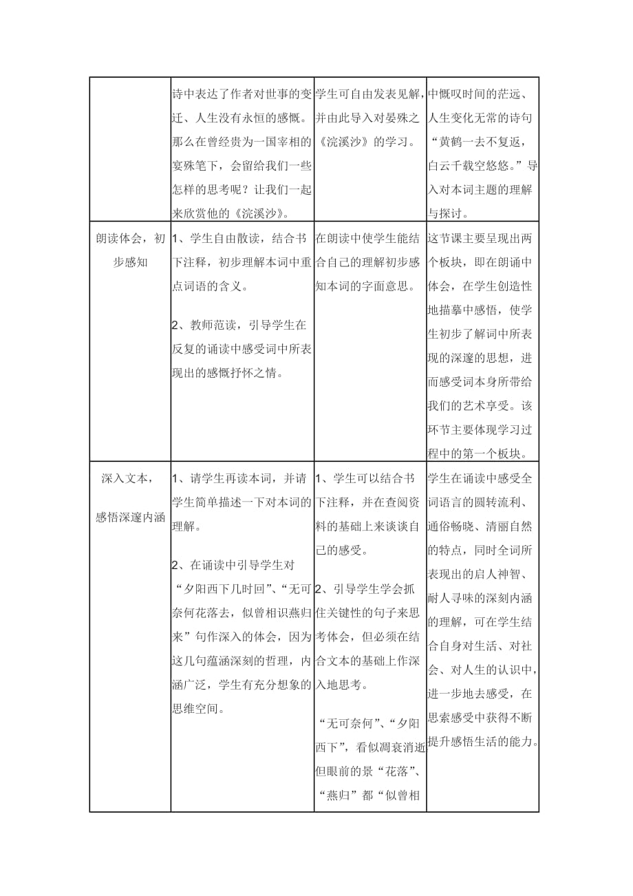 浣溪沙 晏殊 教学教案设计.doc_第3页