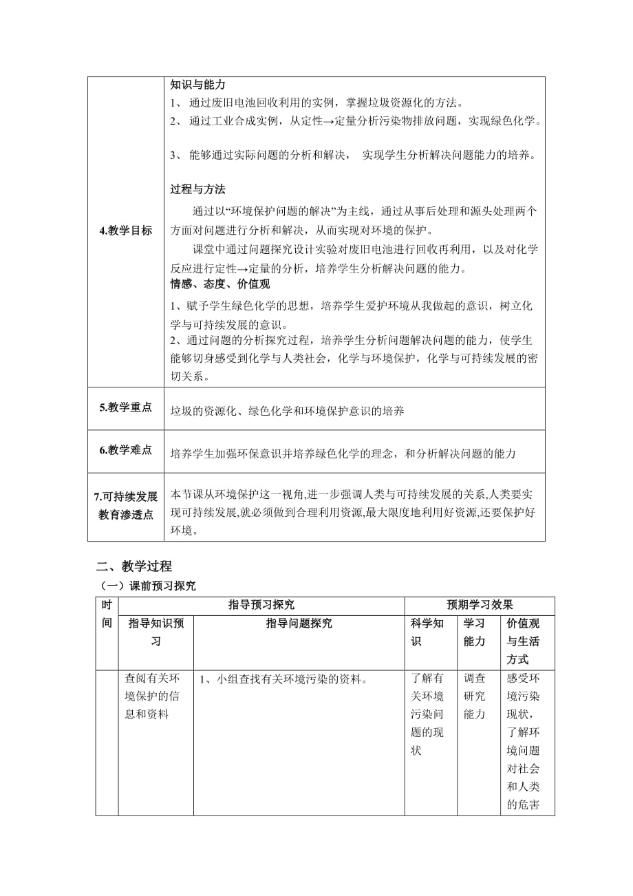 环境保护与绿色化学教学设计.doc_第2页