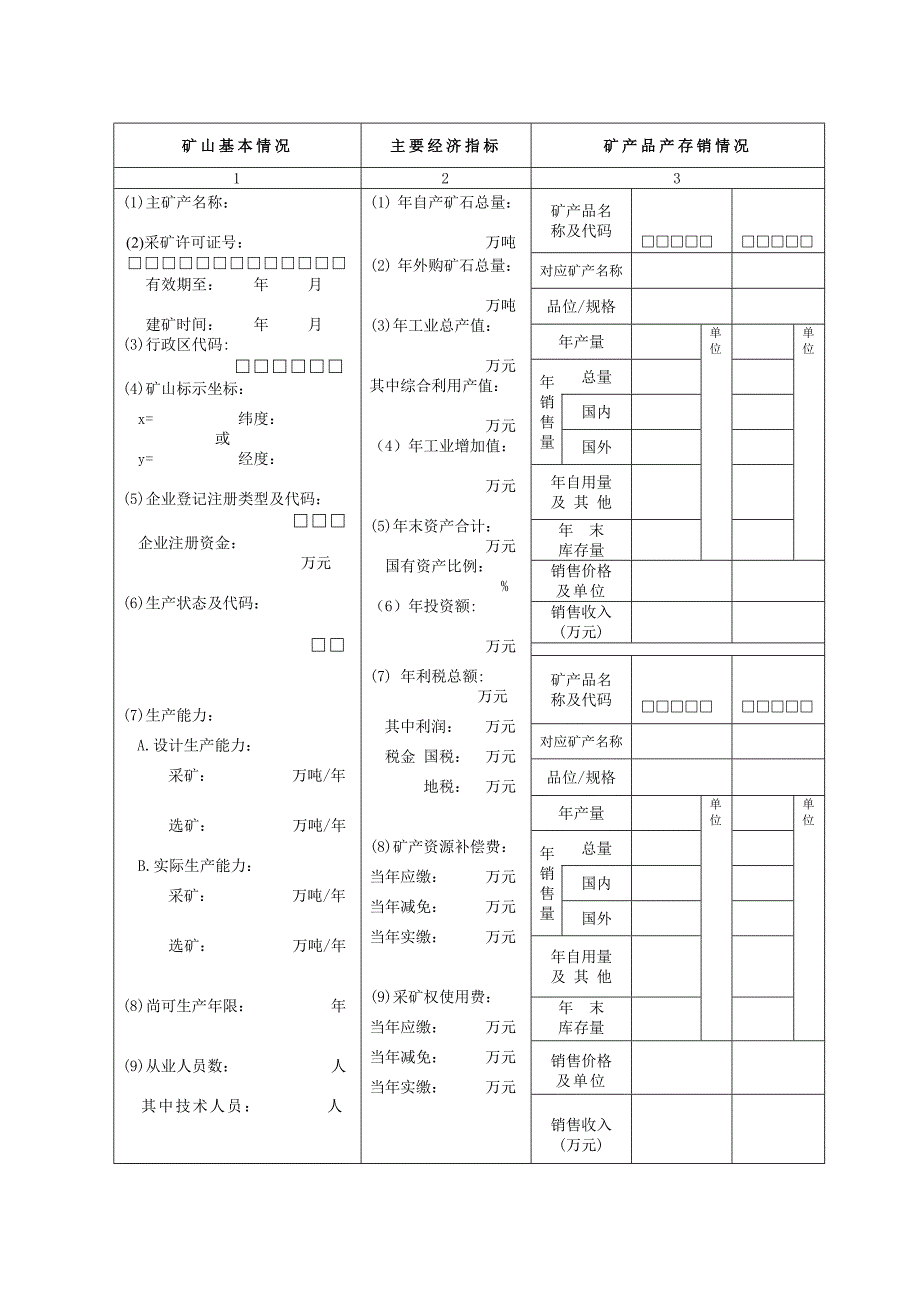 (冶金行业)固体矿产资源统计基础表填报说明精品_第2页