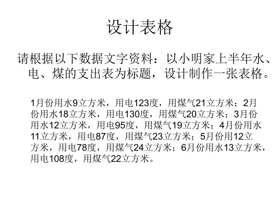 表格的制作与修饰课件_第5页