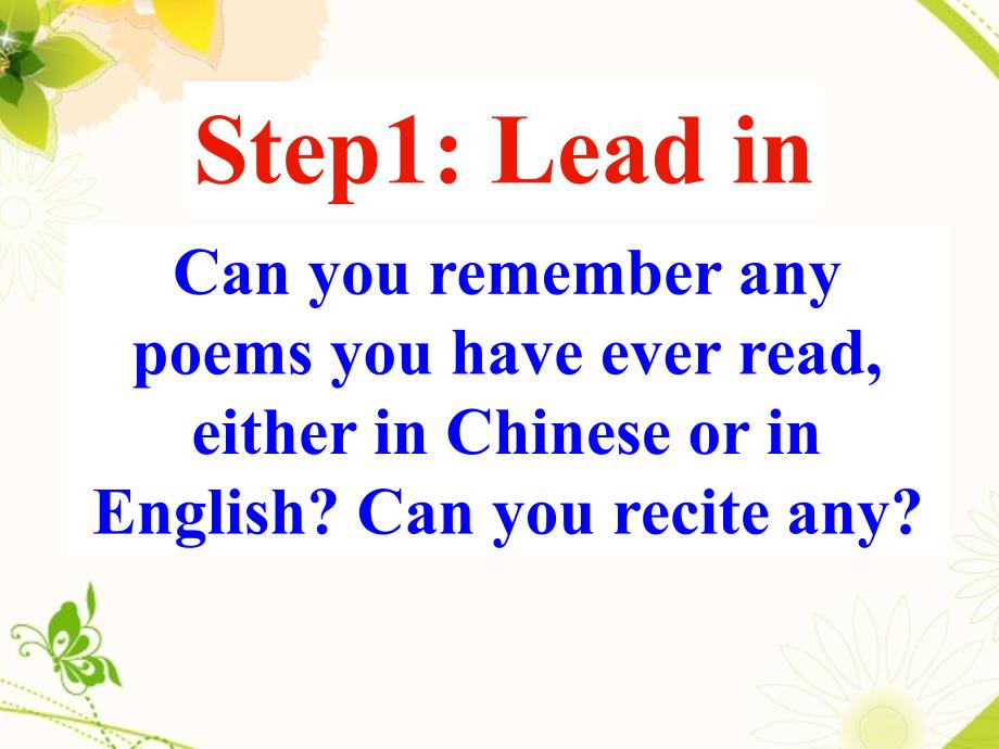 人教版选修6_unit2_poems_a_few_simple_s_of_english_poems_第4页