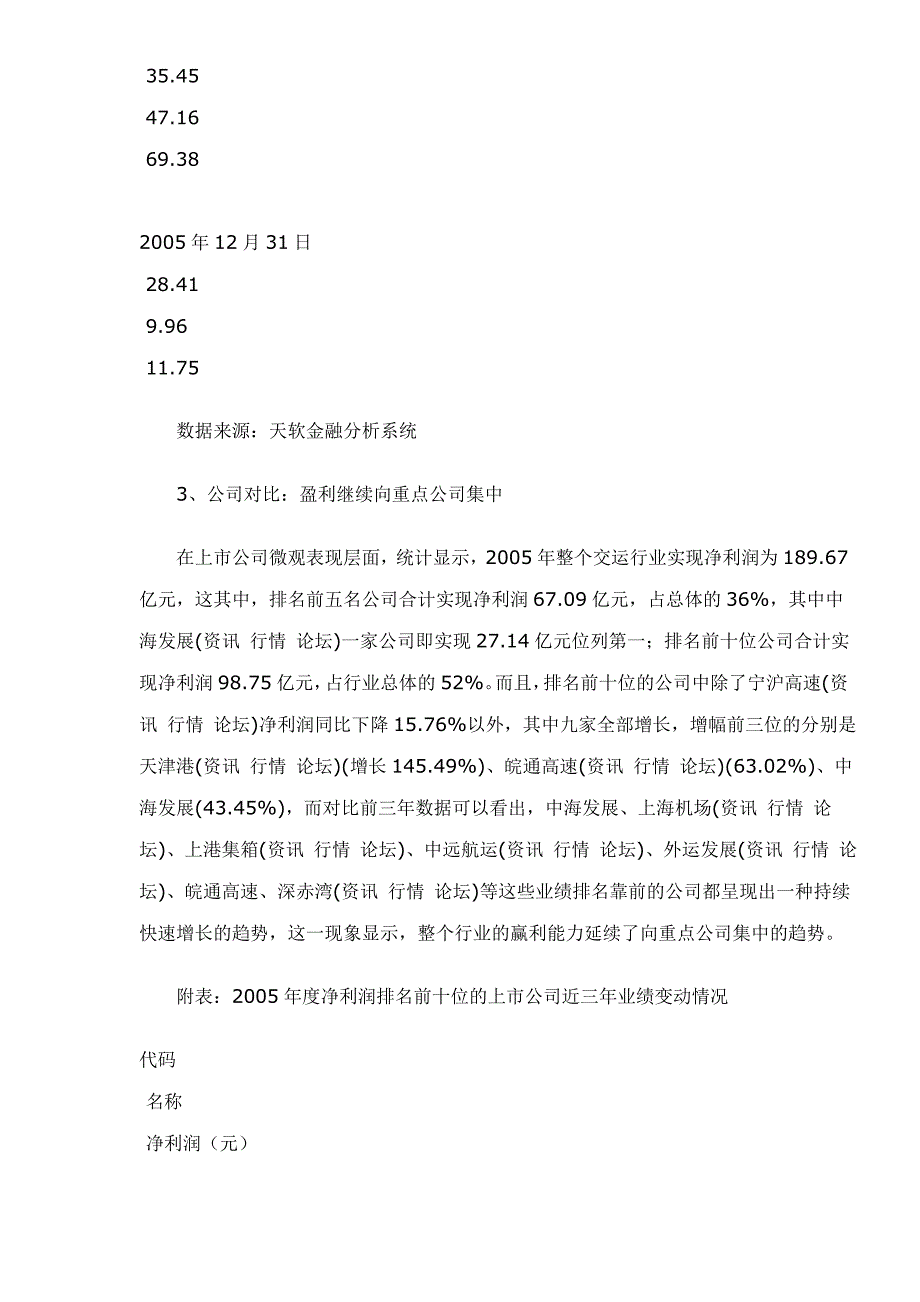 (交通运输)交通运输行业05年综述及06年机会展望doc22精品_第4页