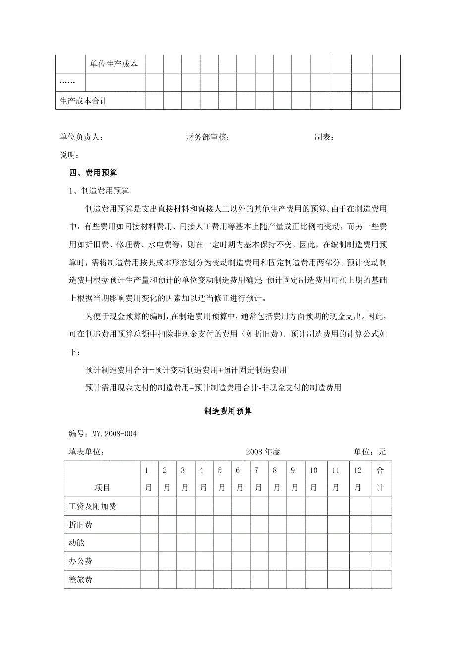 (纺织行业)纺织企业财务预算_第4页