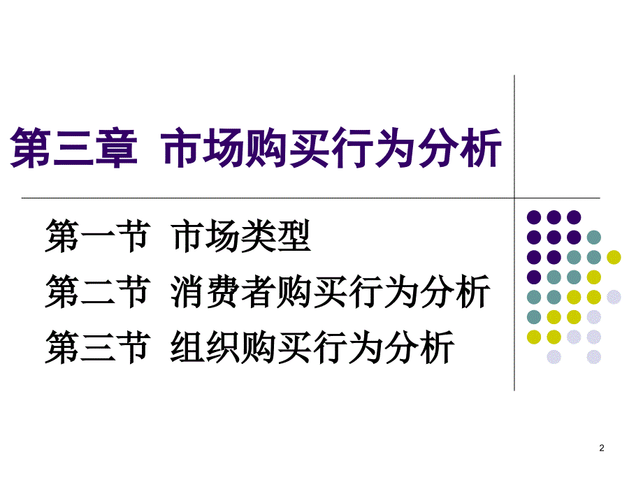 营销学规范(第3章市场购买行为分析)课件_第2页