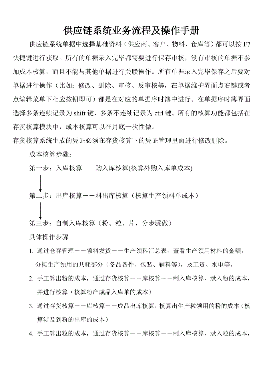 管理信息化业务流程及操作._第1页