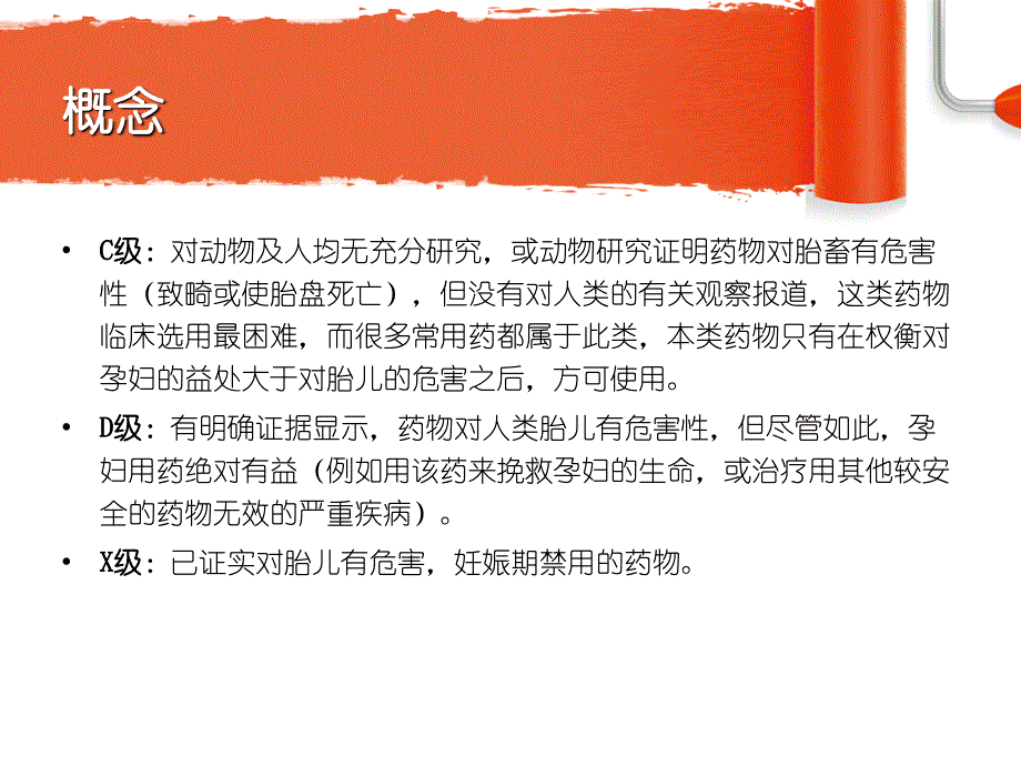 药物妊娠期分级课件_第4页