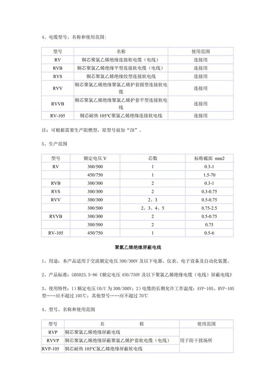 (电力行业)常用电力电缆规格型号精品_第5页