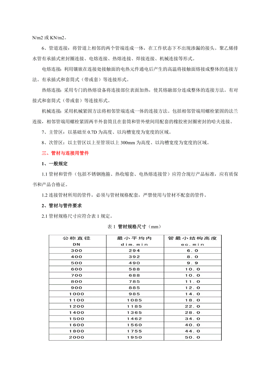 (给排水工程)高密度HDPE)工字双壁缠绕管室外排水管道工程技术规程_第2页