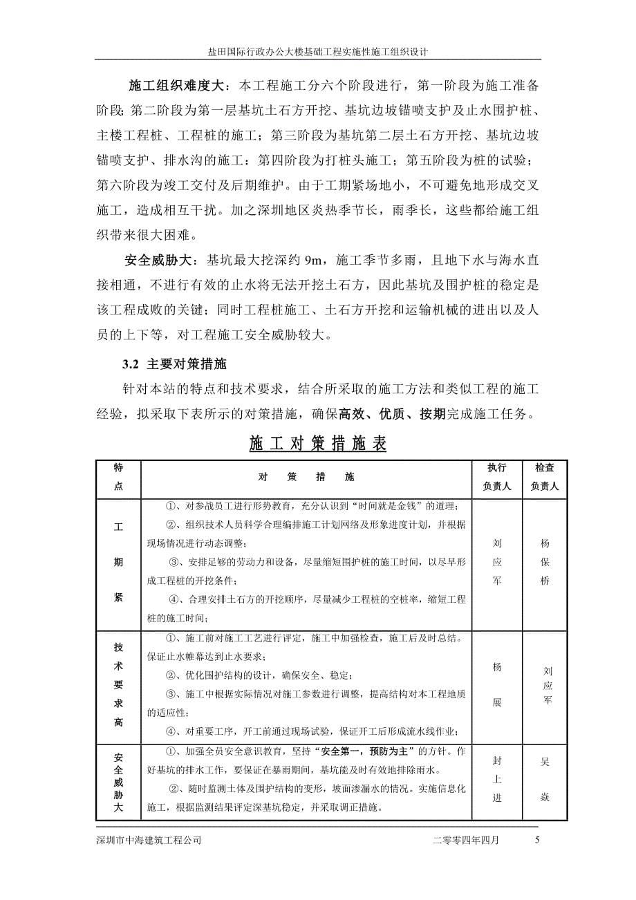 (工程设计)某行政办公大楼基础工程实施性施工组织设计精品_第5页