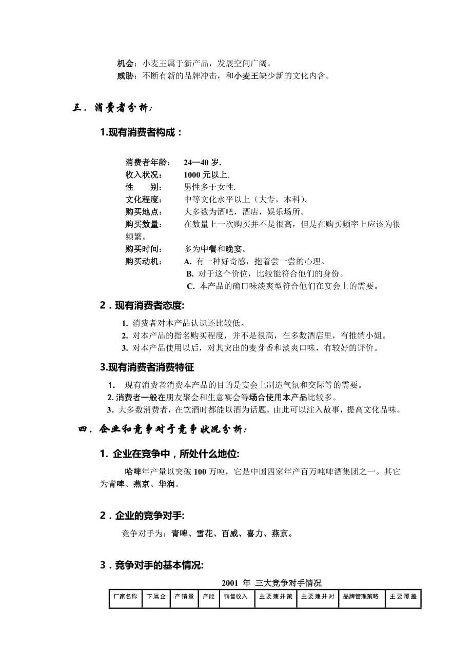 (酒类资料)小麦王嗥酒广告策划完美版_第5页