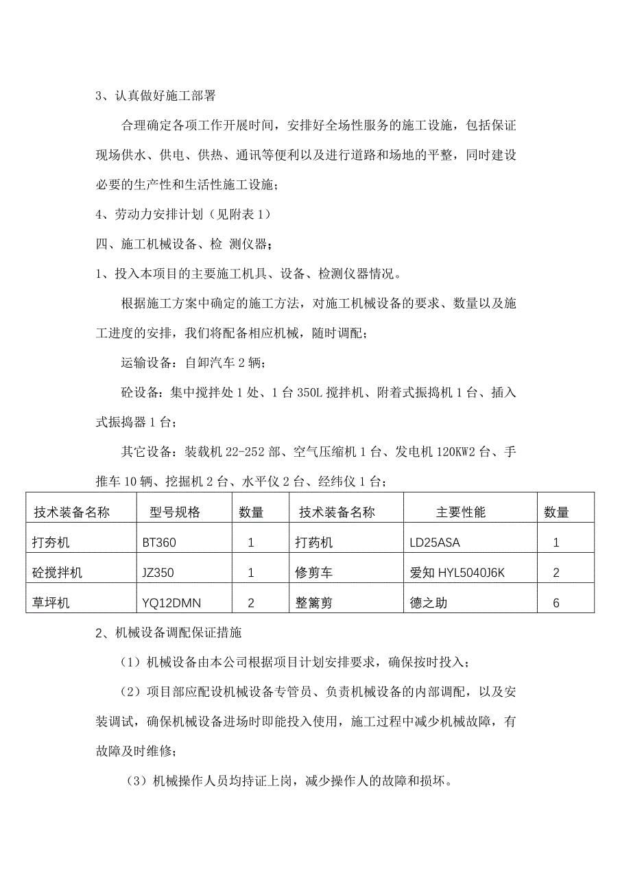 (工程设计)学校校园绿化与景观工程施工组织设计1精品_第5页