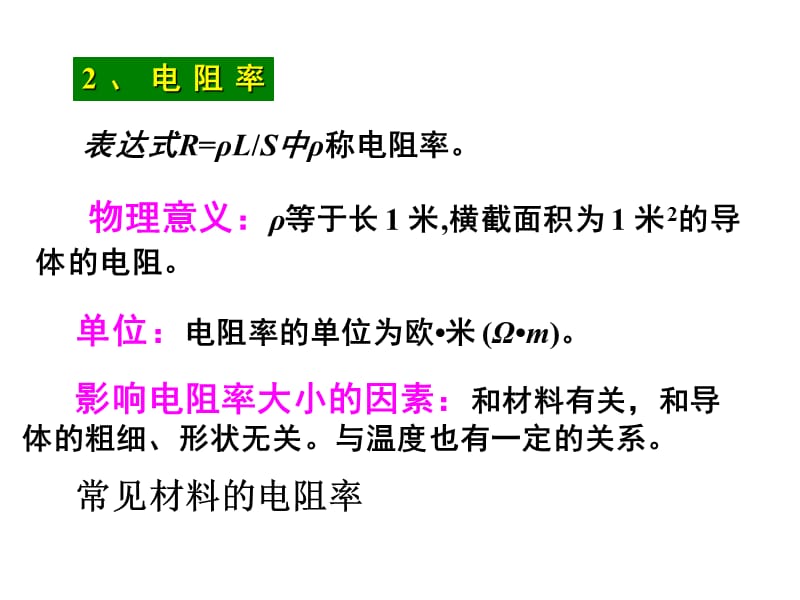 电阻定律、电阻率知识分享_第3页