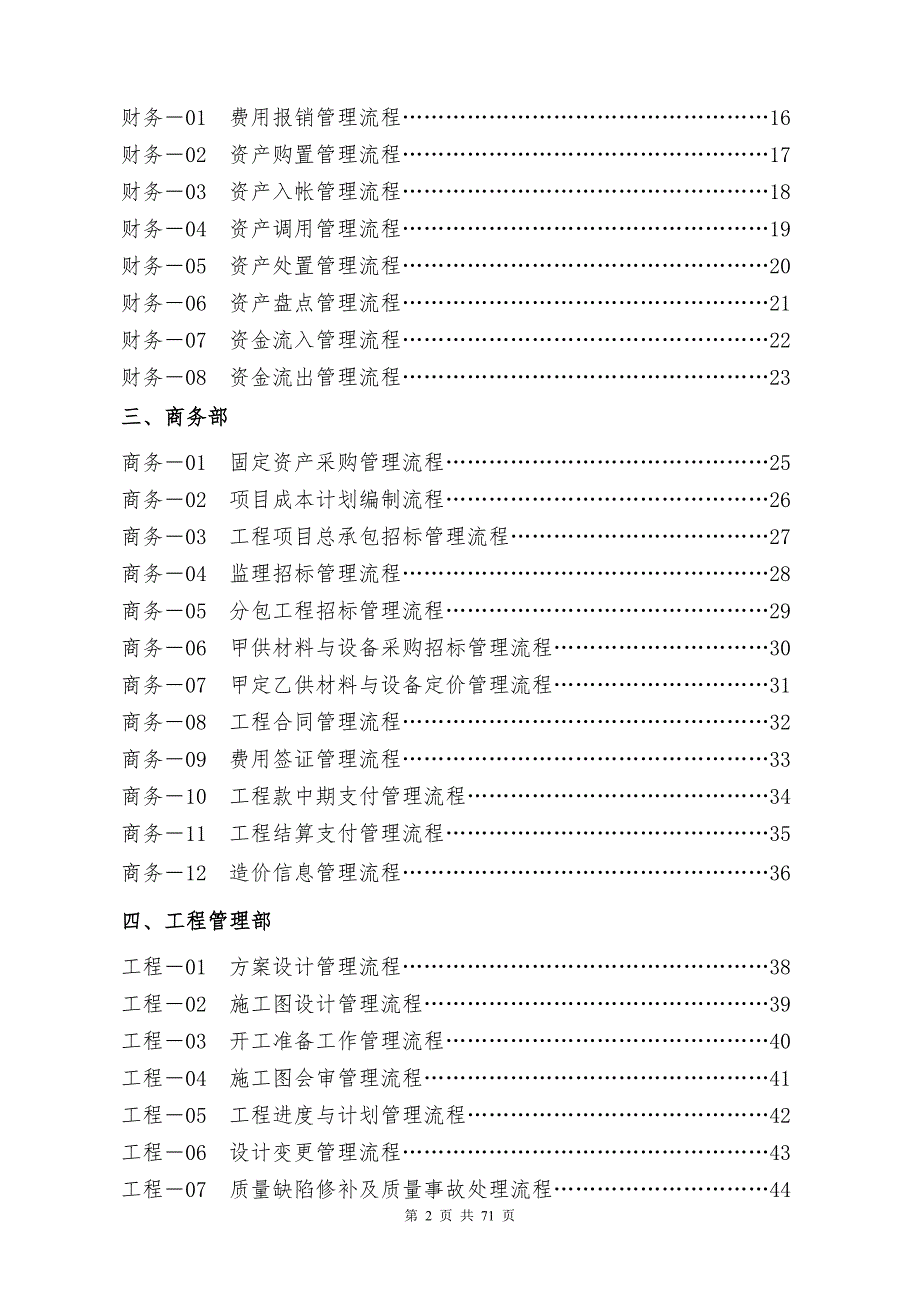 管理信息化某房地产公司各项业务流程概述.._第2页