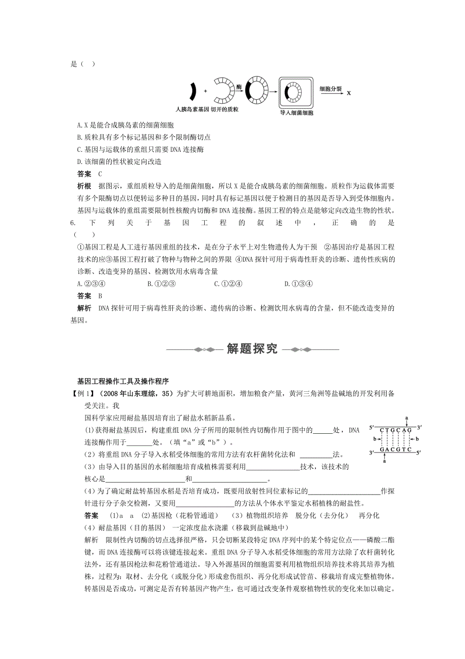 (城乡、园林规划)第34课时基因工程_第2页