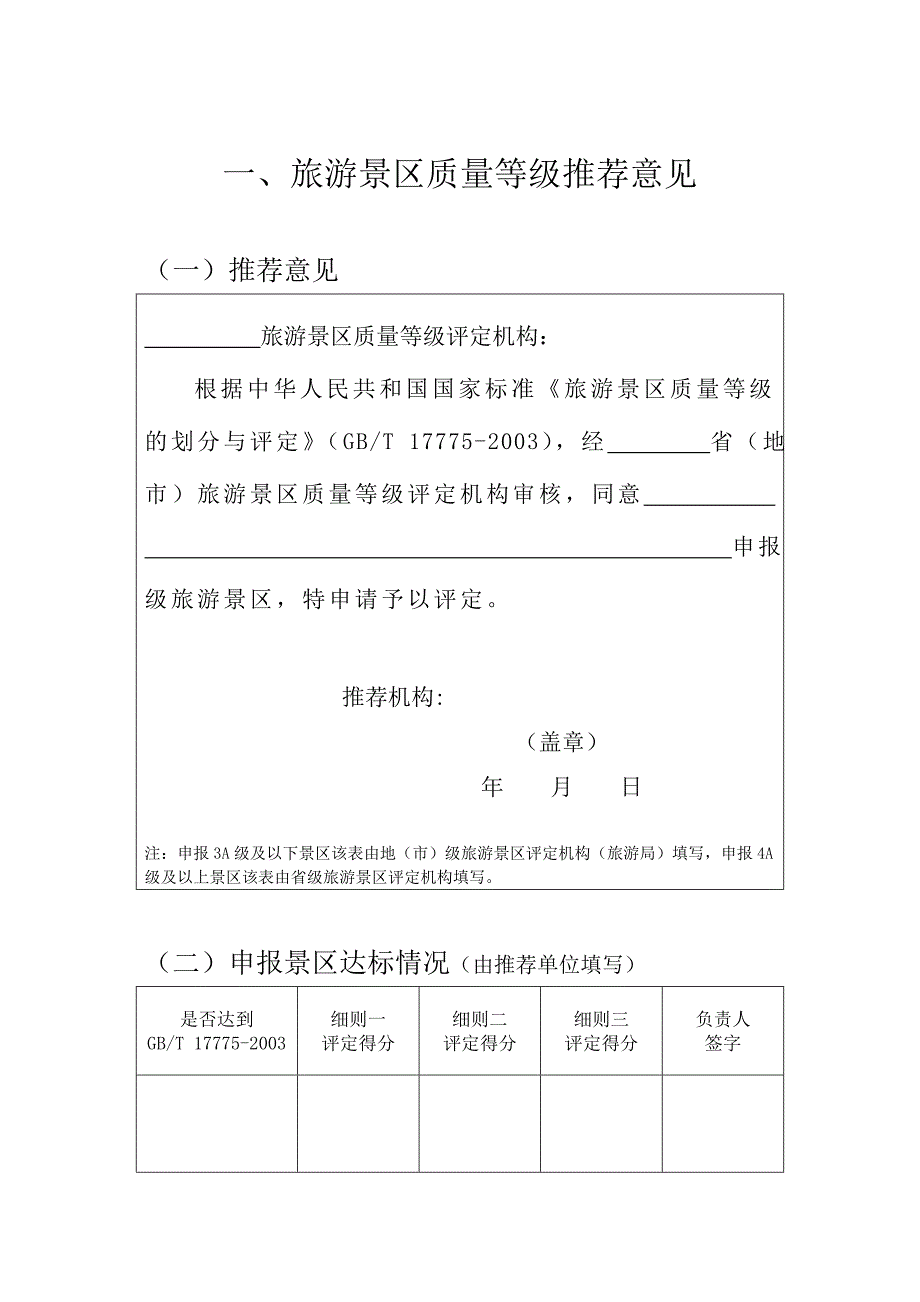 (旅游行业)旅游景区质量等级评定书精品_第3页