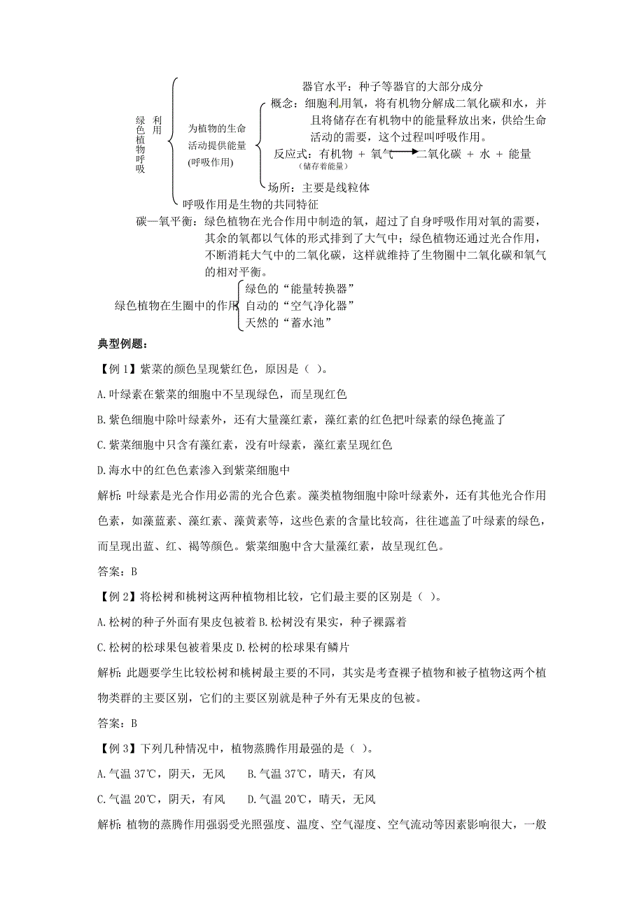 (生物科技)初中生物绿色植物精品_第2页