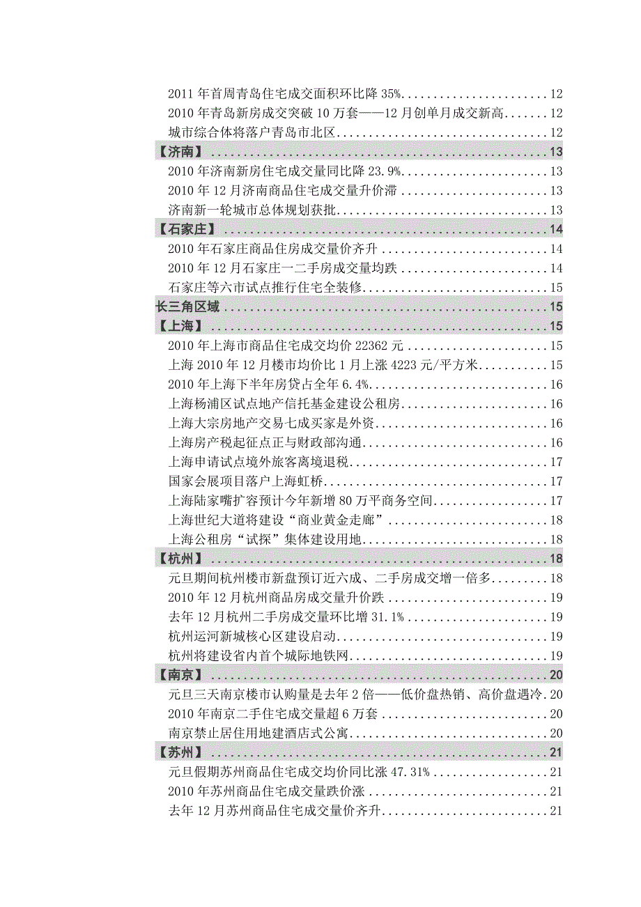 (地产市场报告)房地产区域市场监测报告某某某0115精品_第2页