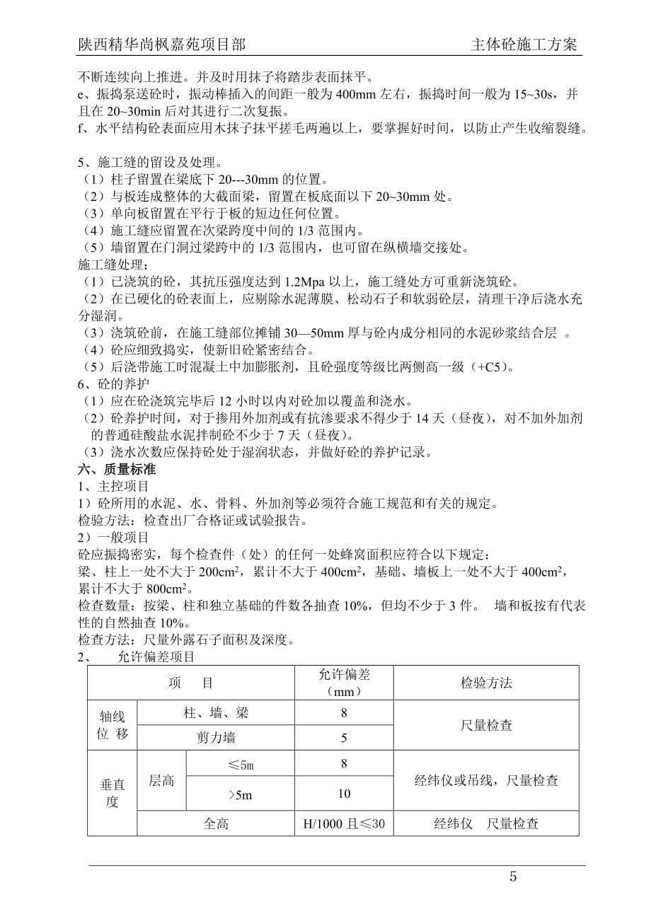 (房地产经营管理)尚枫嘉苑1住宅楼主体工程泵送砼施工方案精品_第5页