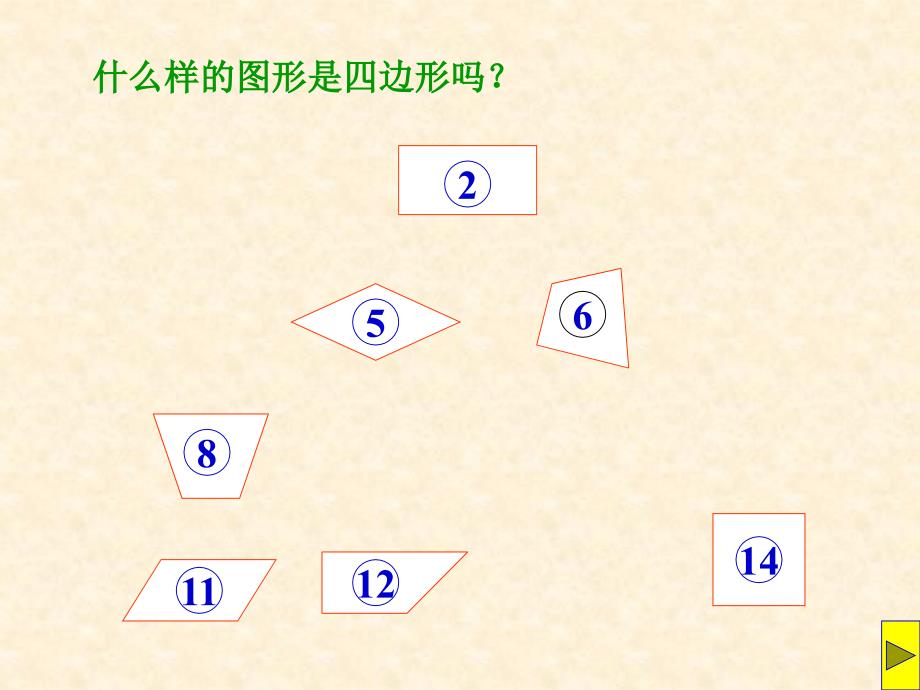 二年级下册数学课件-4.2 四边形的认识 ｜西师大版（2014秋）(共25张PPT)_第4页