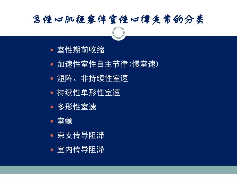 急性心肌梗死伴室性心律失常的处理教学文案_第3页