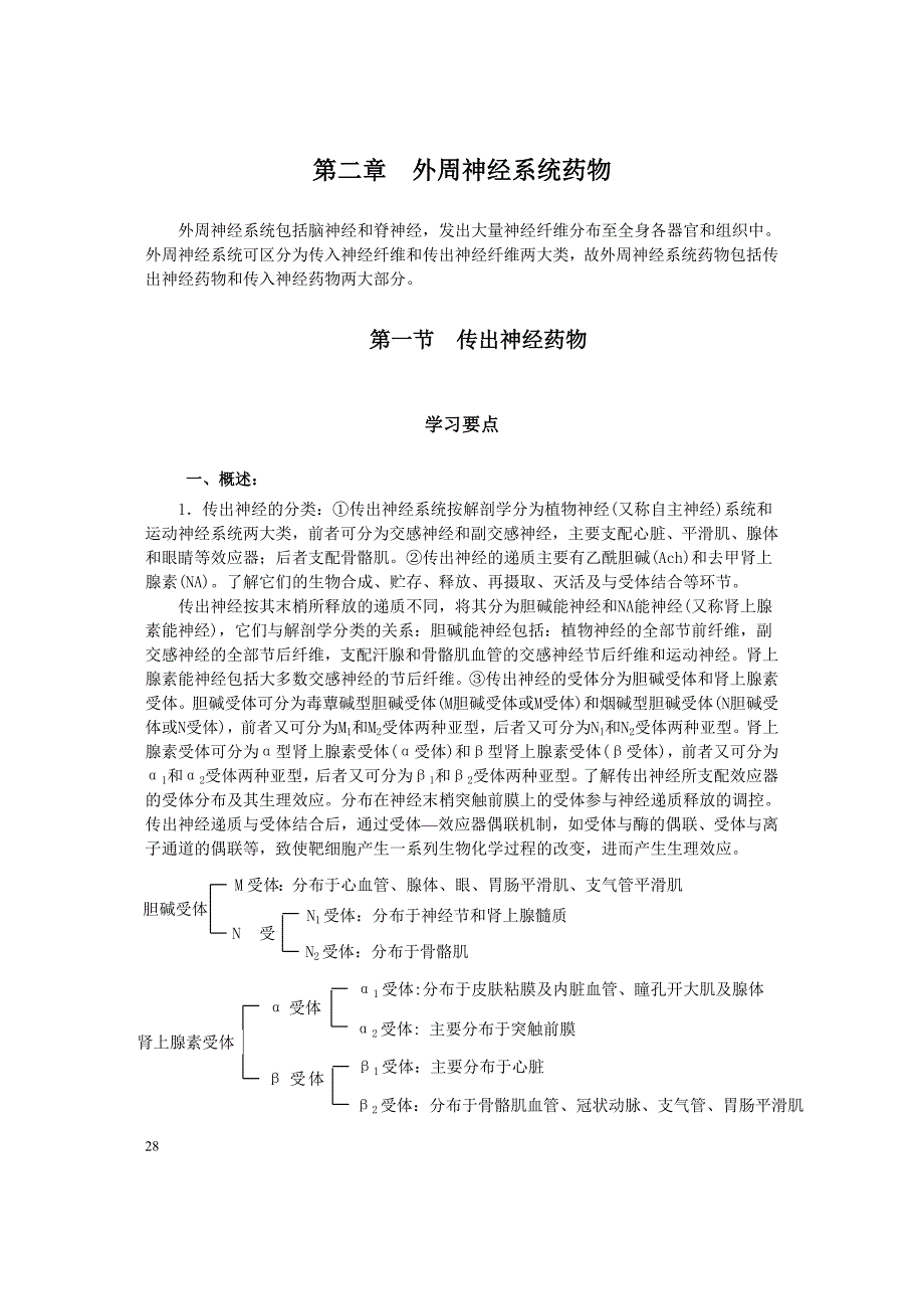 (医疗药品管理)外周神经系统药物精品_第1页