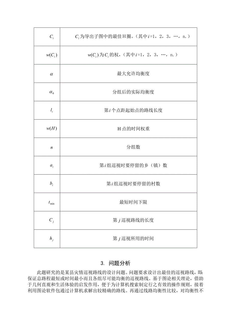 数学建模优秀论文-灾情巡视路线的数学模型.doc_第3页