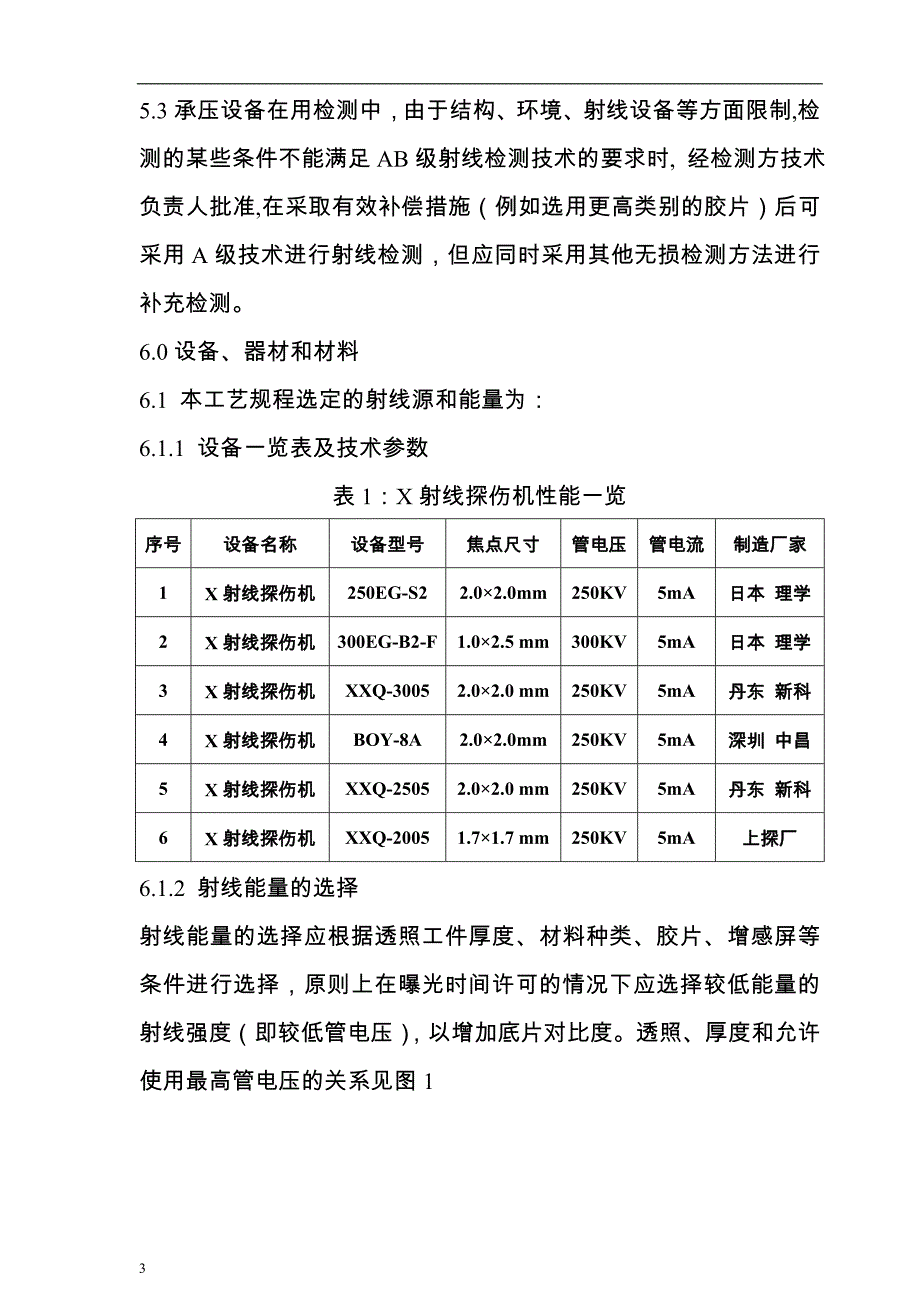 {生产工艺技术}对接焊接接头某射线检测工艺规程_第3页