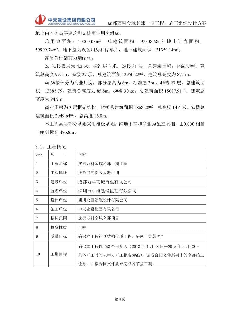 (房地产经营管理)某地产金域名邸施工组织设计方案精品_第5页