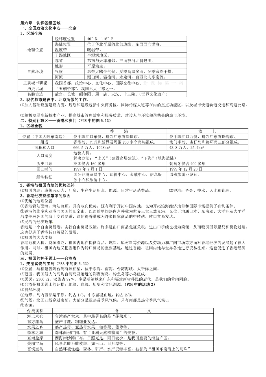 湘教版八年级下册地理知识点汇总.doc_第2页