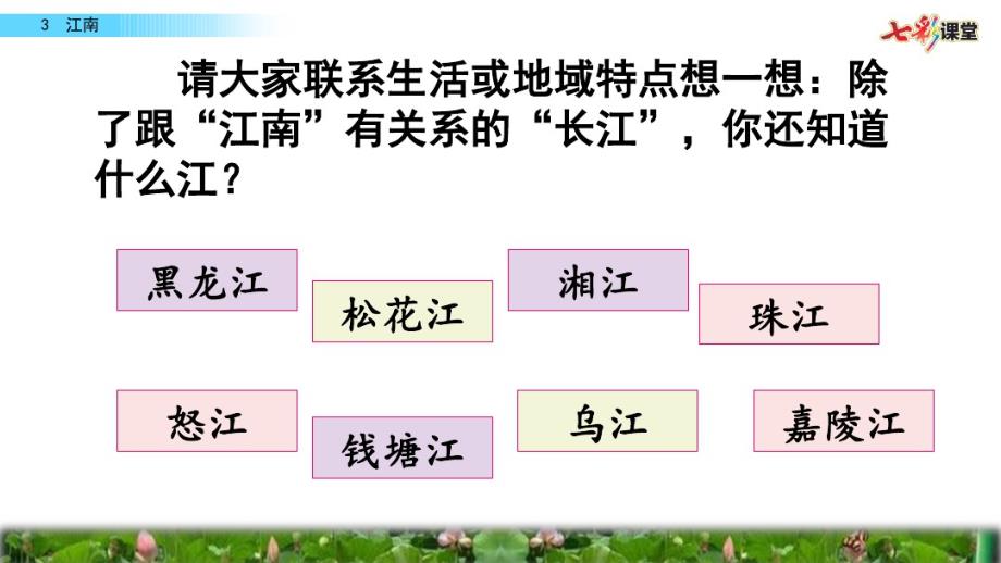 部编版一年级语文上册《3江 南》课件_第4页