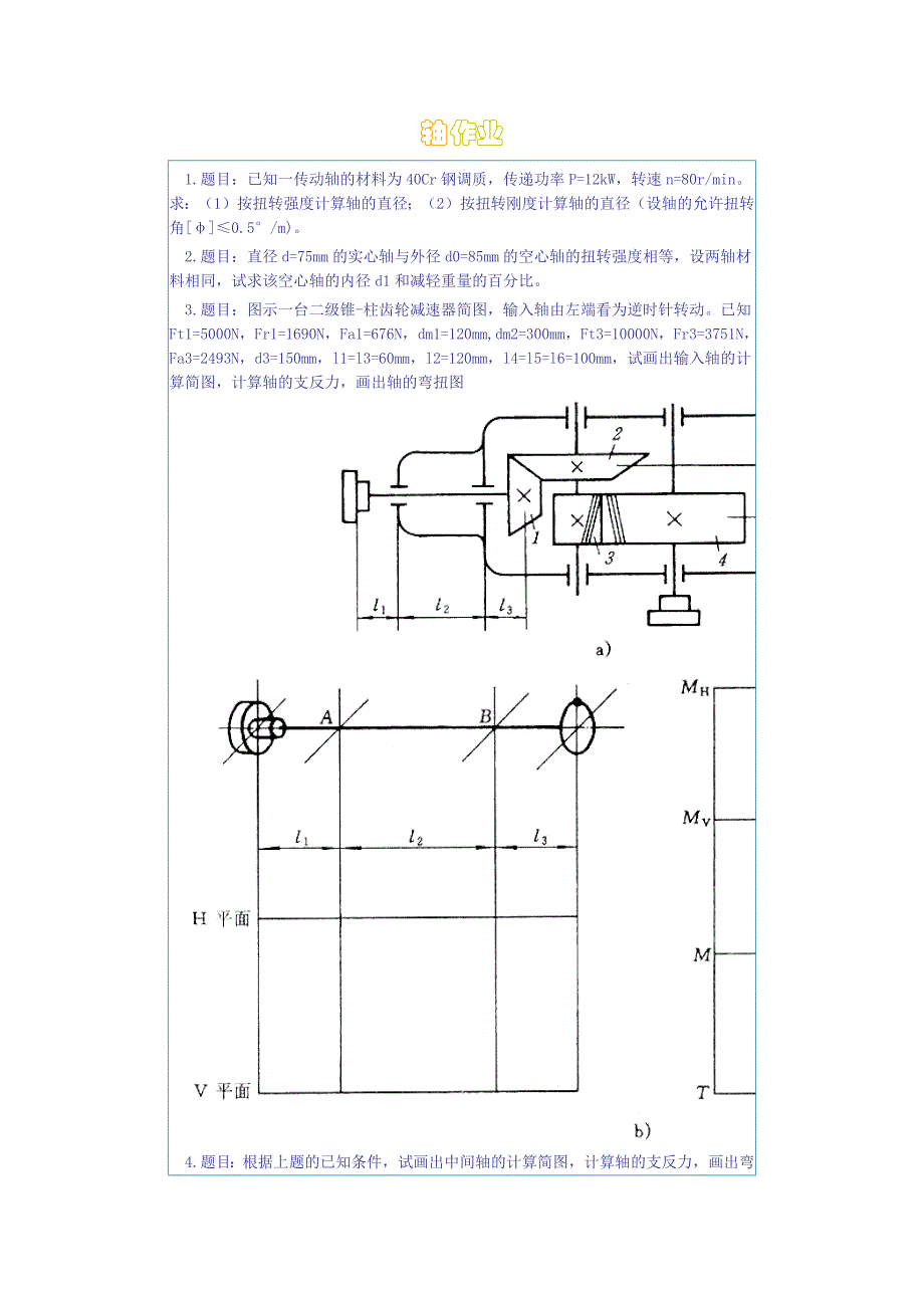 (机械行业)机械设计试题精品_第1页