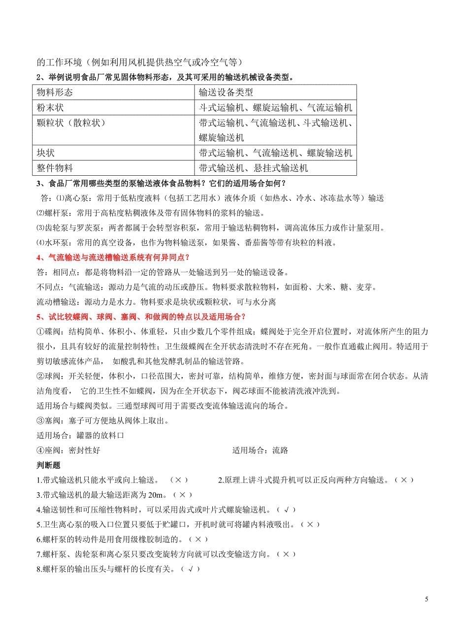 (机械行业)食品工厂机械与设备终极版精品_第5页