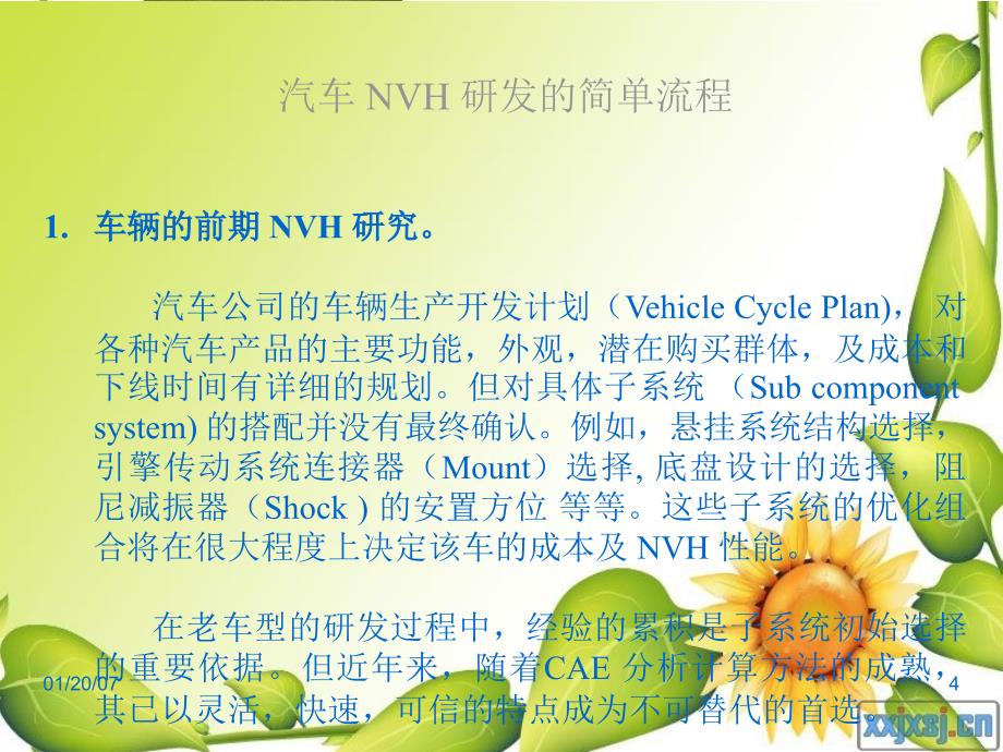 福特汽车NVH开发流程PPT_第4页