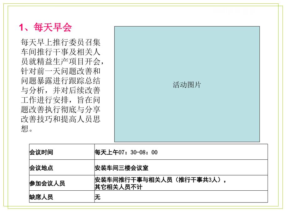 部门每月精益生产活动总结报告课件_第4页