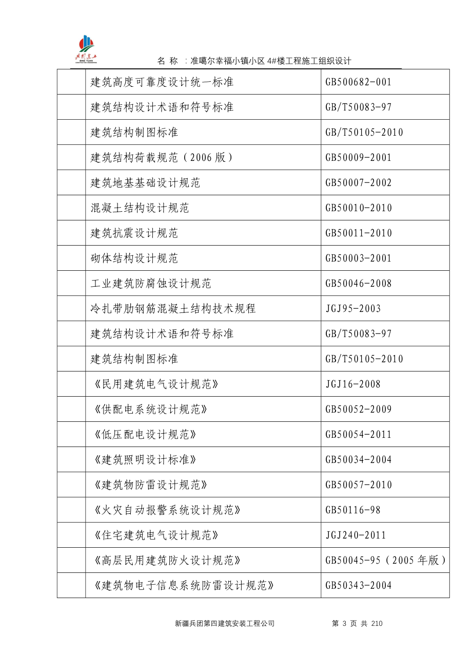 (房地产经营管理)4住宅楼高层施工组织设计精品_第3页