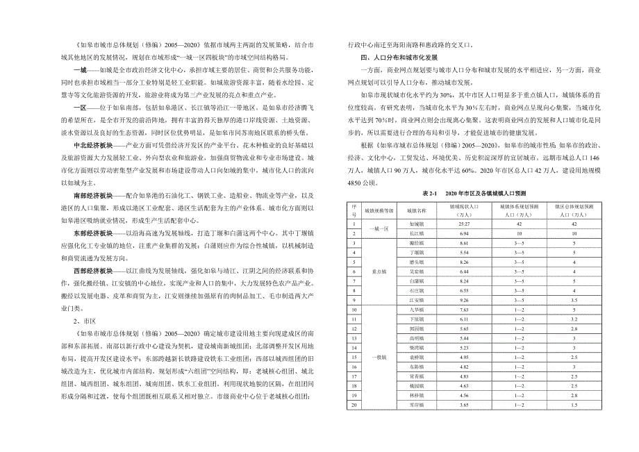 (城市规划)如皋市城市商业网点规划说明书doc34页)精品_第5页