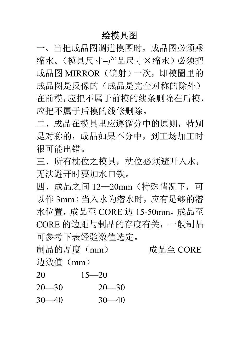 (模具设计)绘模具图精品_第1页