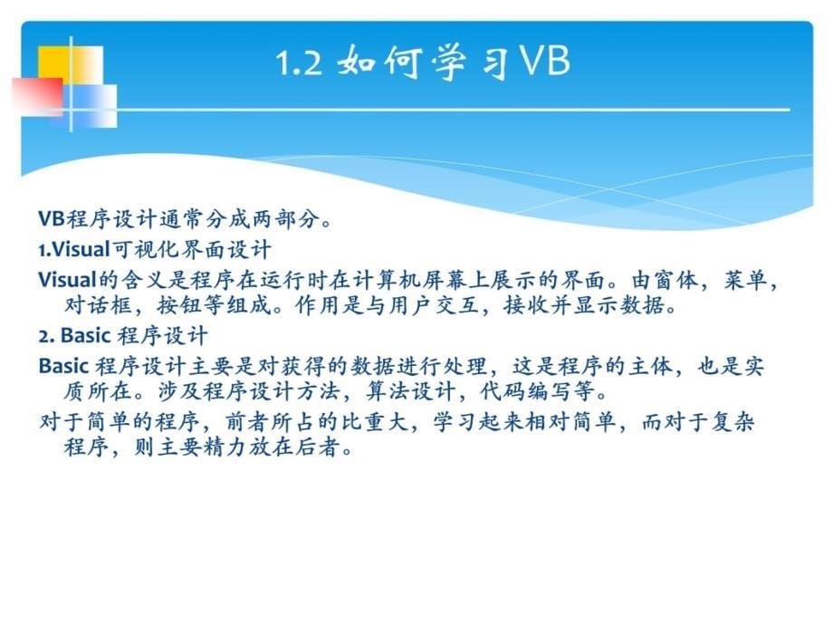 课程名称VB程序设计知识分享_第5页