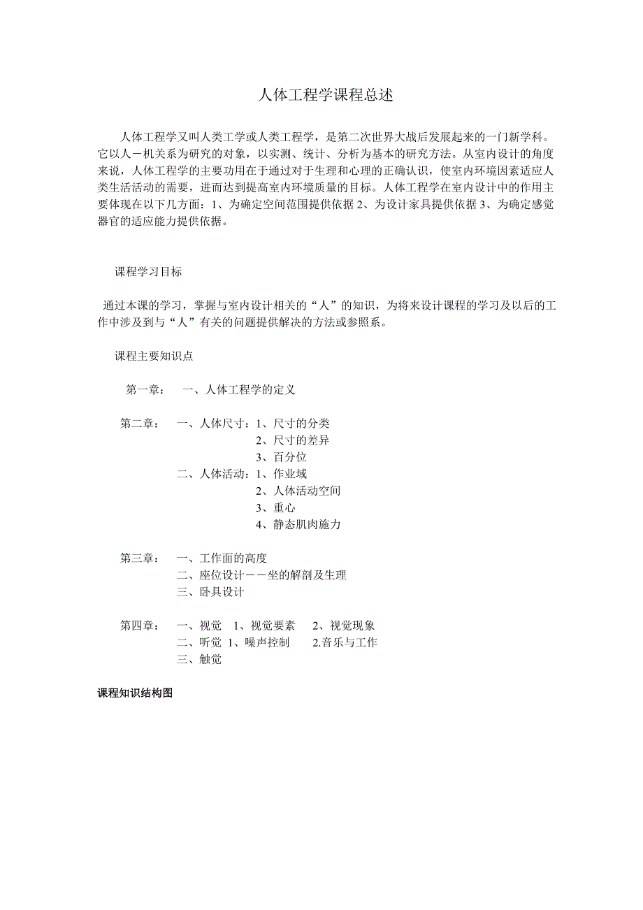 (城乡、园林规划)人体工程学讲义1)精品_第1页