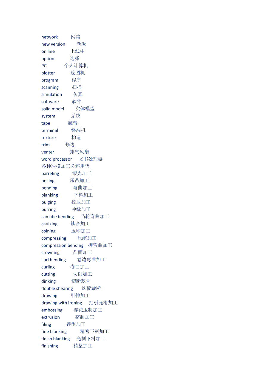 (模具设计)模具英语大全5精品_第2页