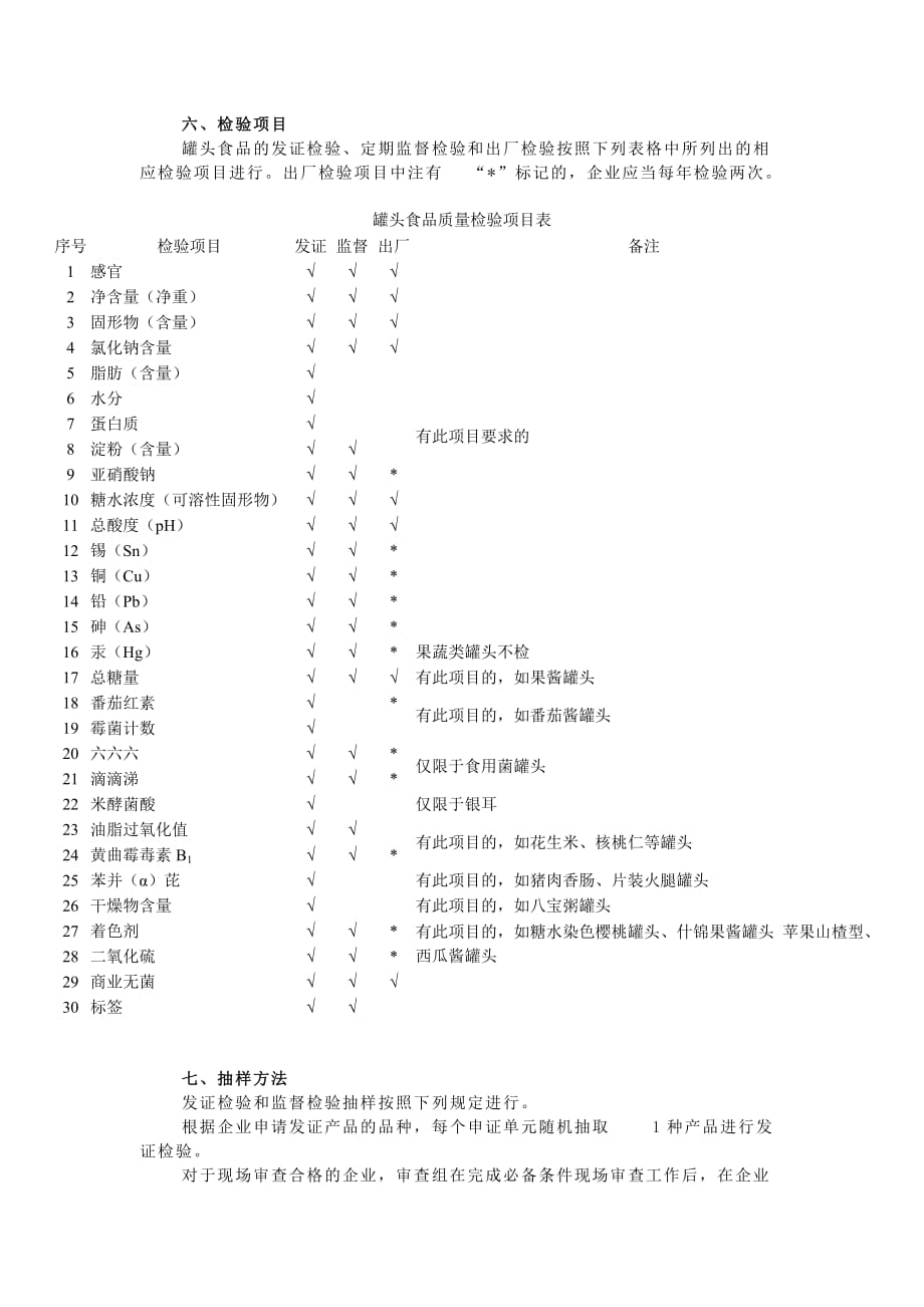 {生产管理知识}罐头食品生产许可证审查细则_第3页