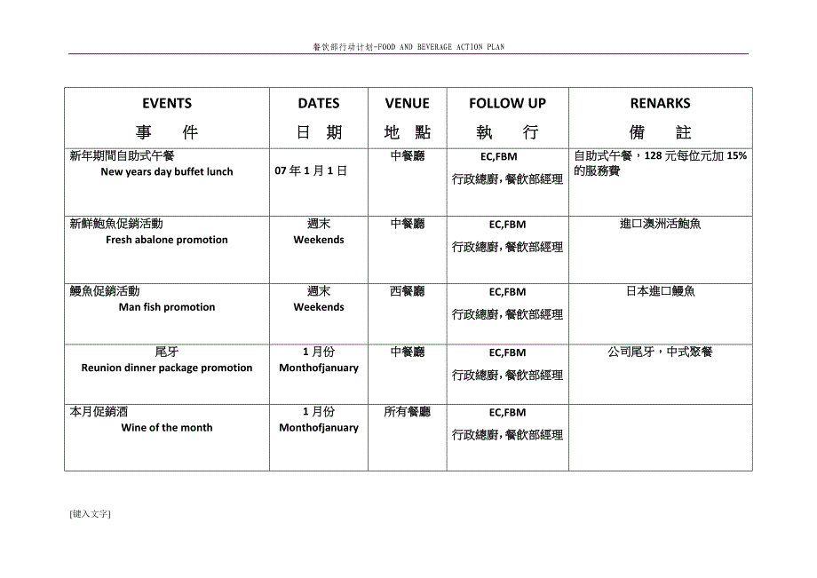 (餐饮管理)餐饮全年推广计划精品_第2页