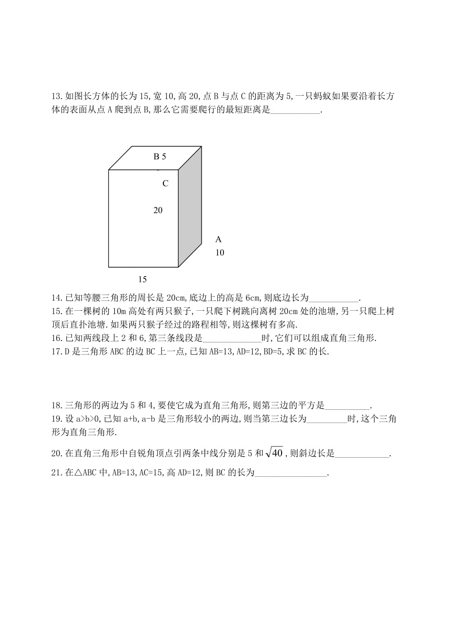 八年级数学勾股定理易错题.doc_第2页