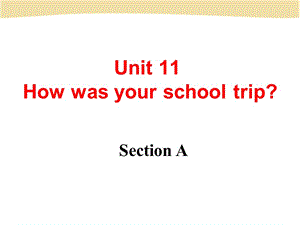 人教版七年级下Unit 11 Section A 课件.ppt