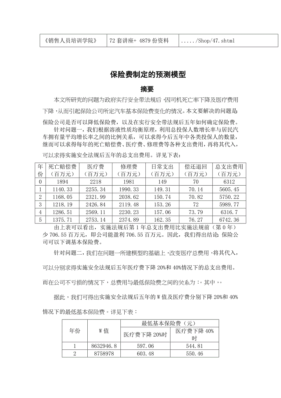 (金融保险)保险费制定的预测模型介绍精品_第3页