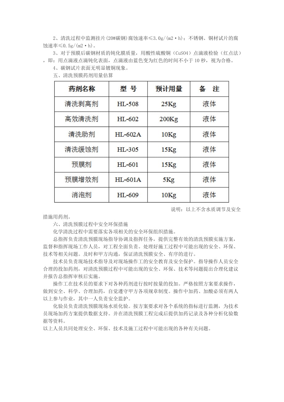 水处理药剂精确清洗预膜整体解决方案.doc_第3页