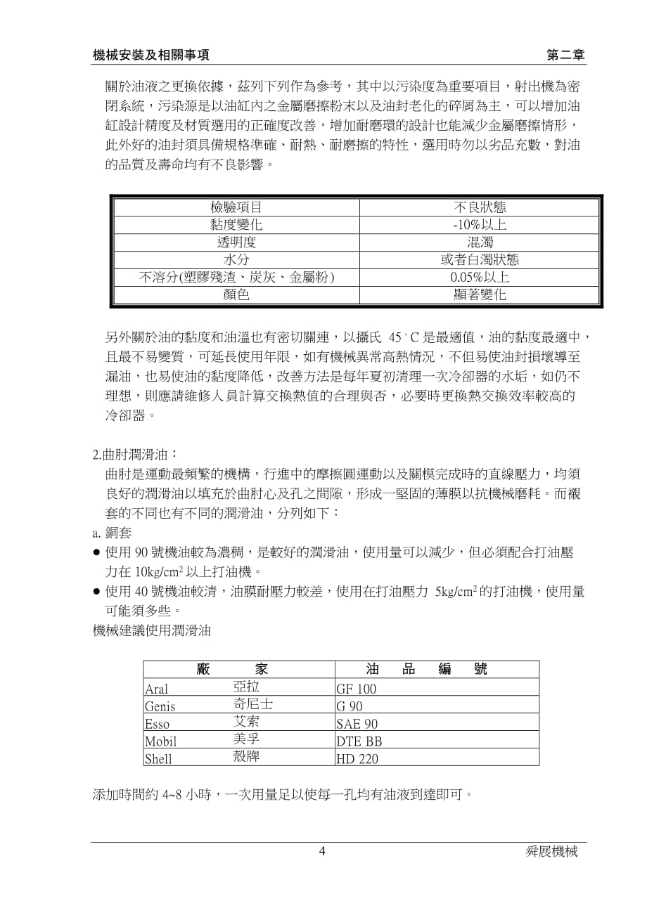 (机械行业)注塑机机械安装讲义精品_第4页