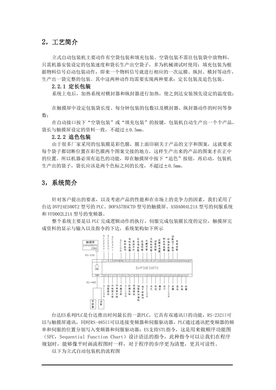 (包装印刷造纸)台达机电产品在立式包装机的应用精品_第2页