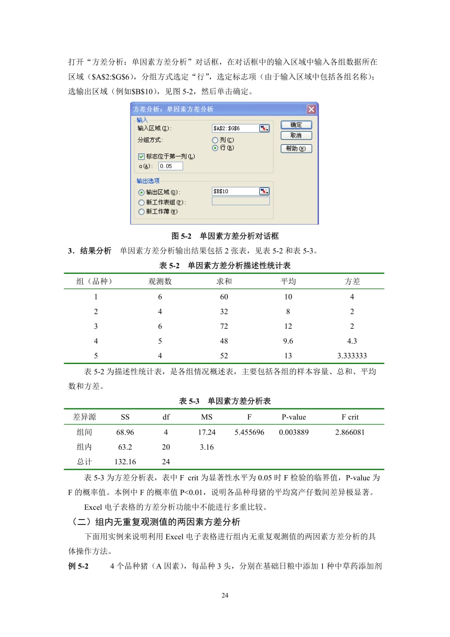 (生物科技)05生物统计与试验设计实验五)精品_第2页