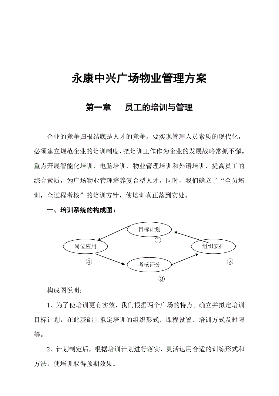 (物业管理)永康某广场物业管理方案精品_第1页